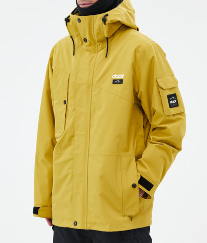 Snowboard Jacket Men Yellow