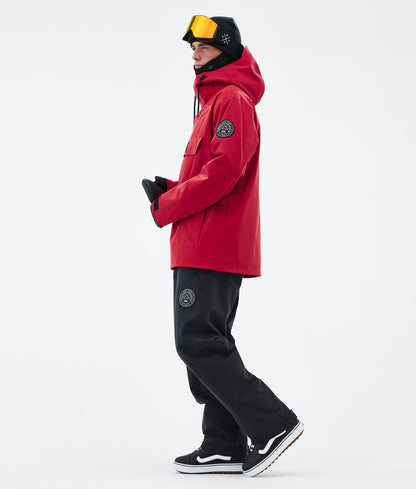 Snowboard Jacket Men Deep Red