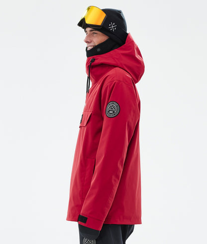 Snowboard Jacket Men Deep Red