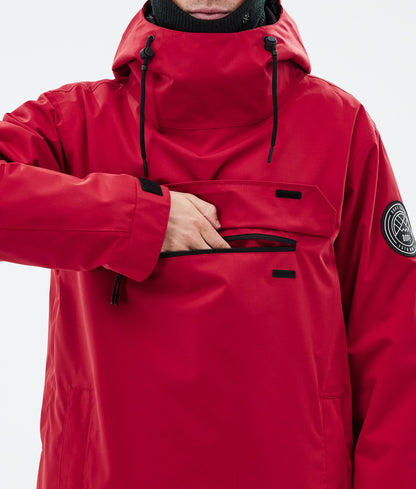Snowboard Jacket Men Deep Red
