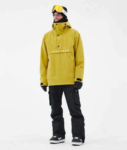 Snowboard Jacket Men Yellow