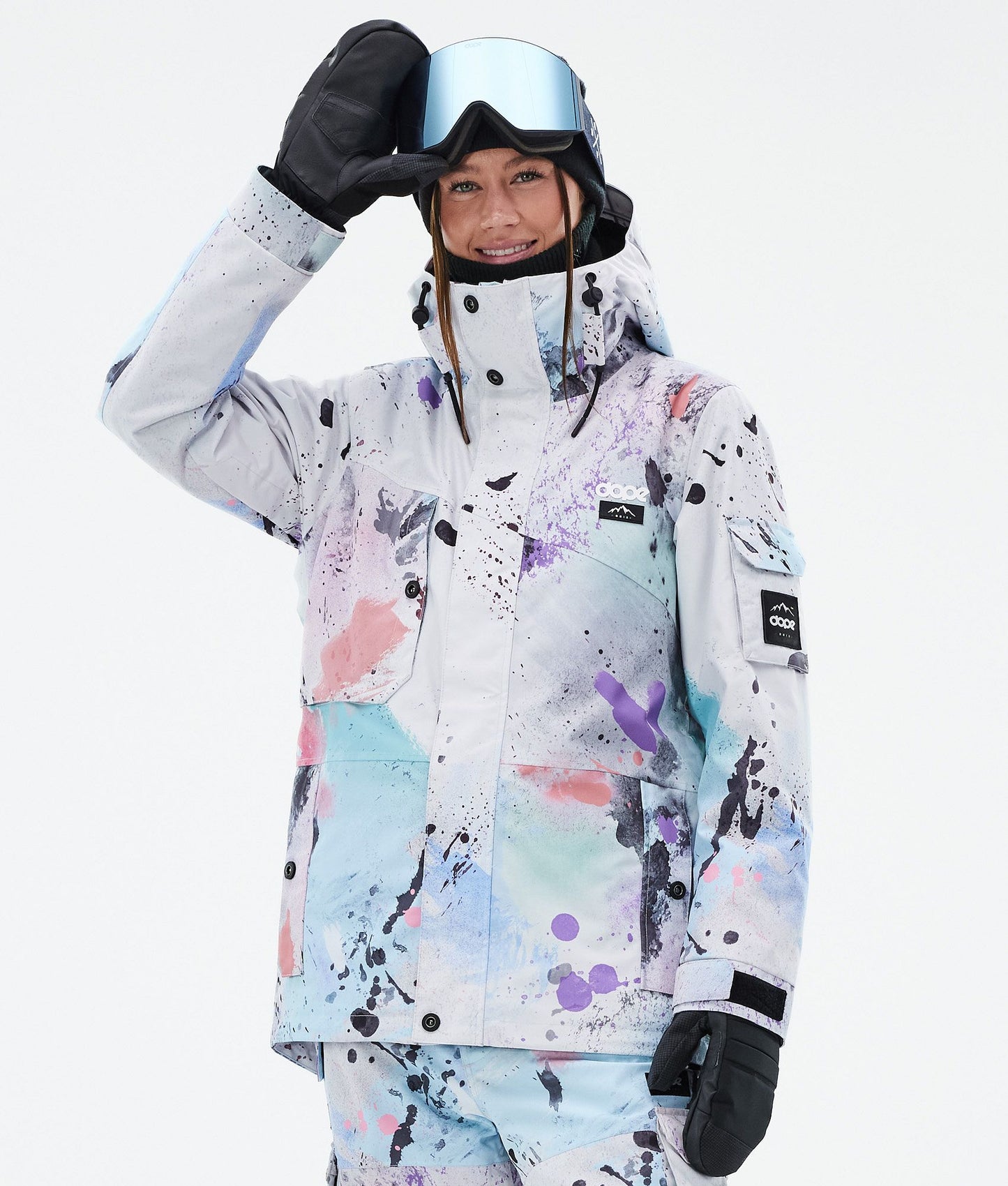 Snowboard Jacket Women Punk Blue