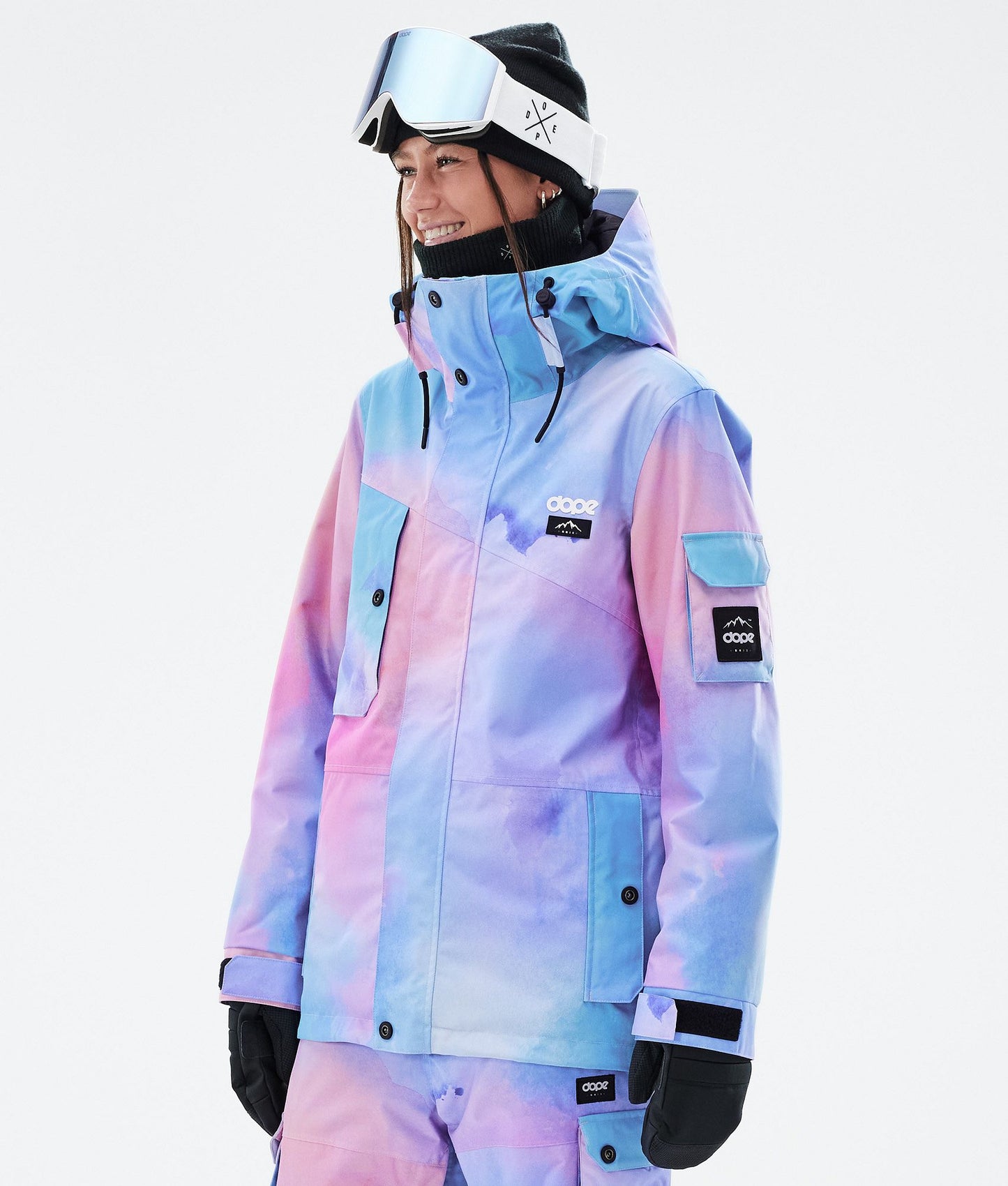 Snowboard Jacket Women Punk Blue