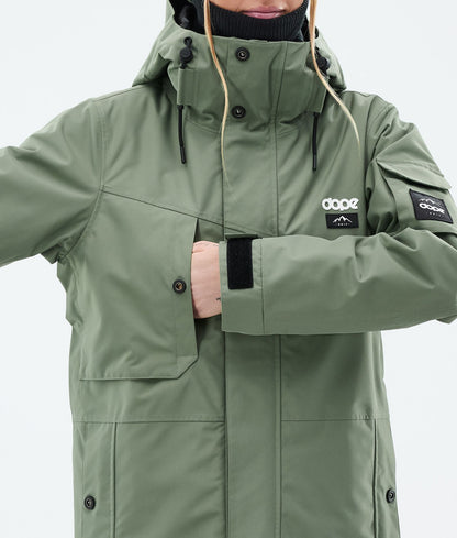 Snowboard Jacket Women Moss Green