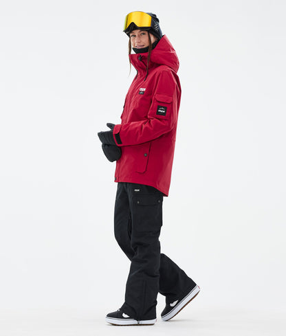 Snowboard Jacket Women Deep Red