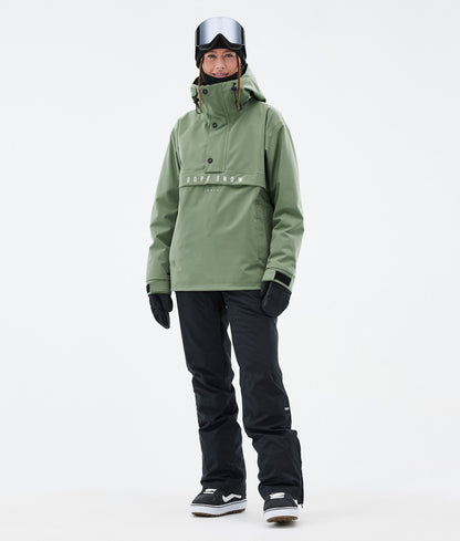 Snowboard Jacket Women Moss Green