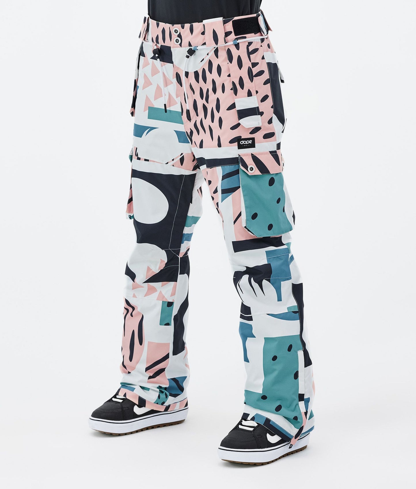 Snowboard Pants Women Grey Camo