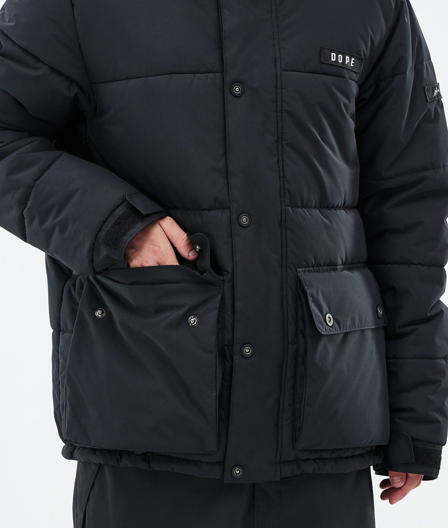 Snowboard Jacket Men Black