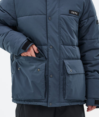 Snowboard Jacket Men Metal Blue