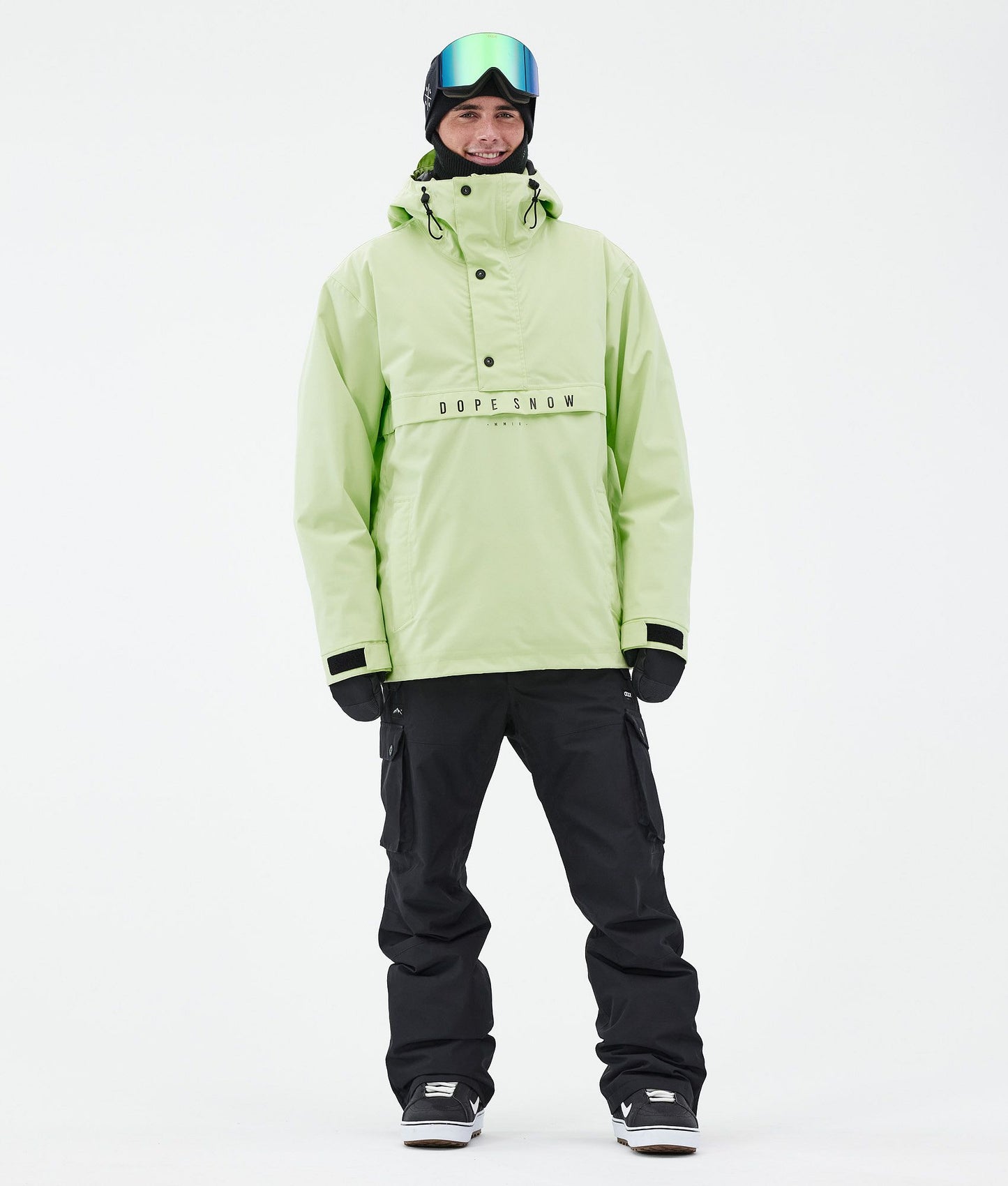 Snowboard Jacket Men Faded Neon