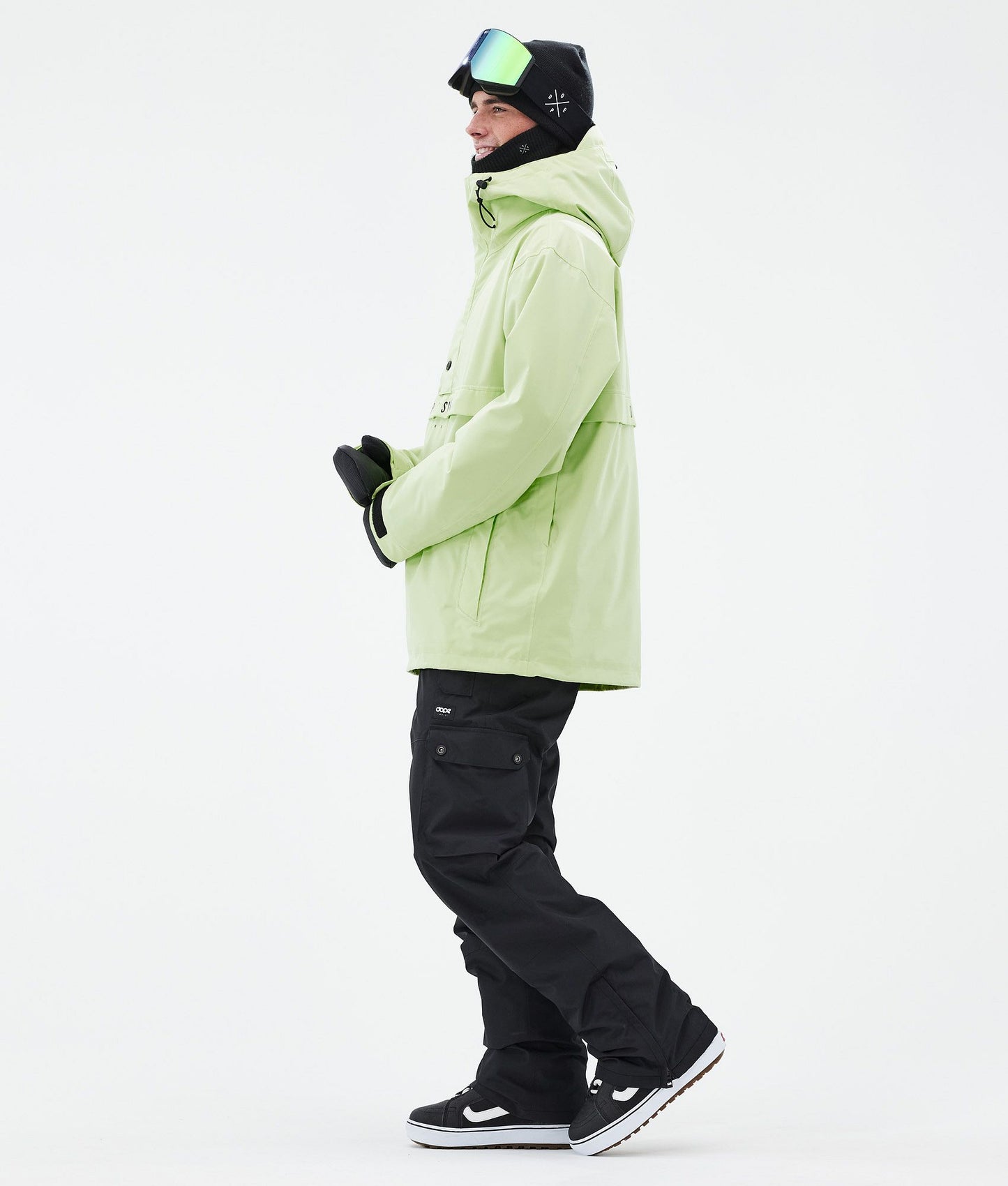 Snowboard Jacket Men Faded Neon