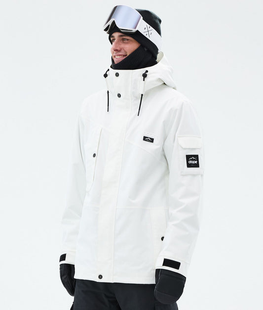 Snowboard Jacket Men Whitish