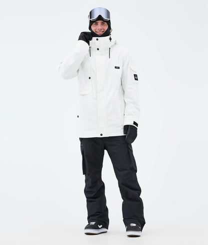 Snowboard Jacket Men Whitish