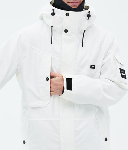Snowboard Jacket Men Whitish