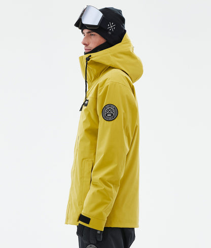 Snowboard Jacket Men Yellow