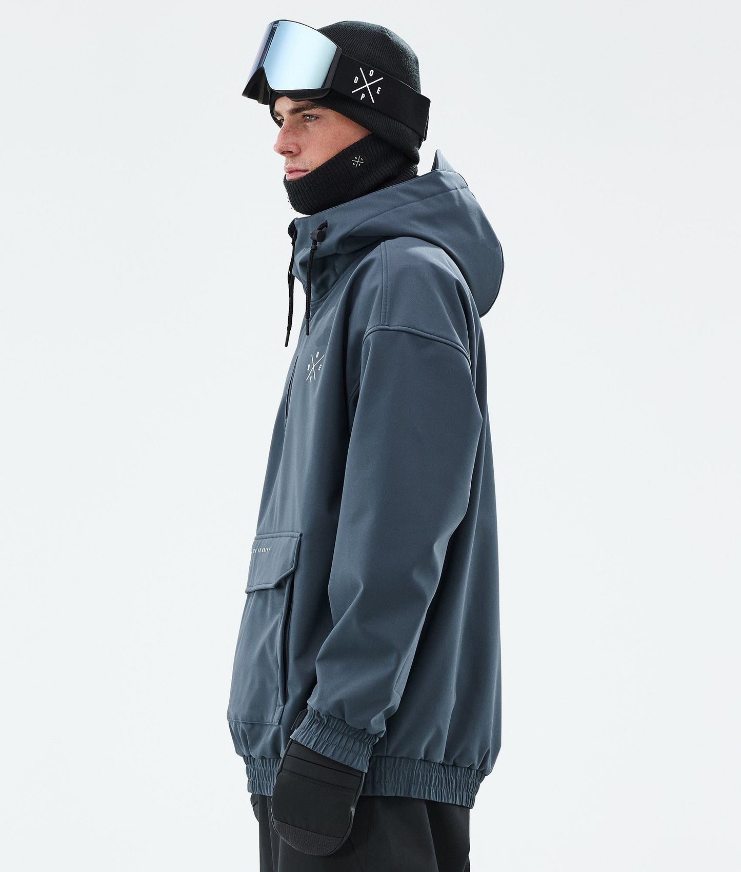 Snowboard Jacket Men Metal Blue