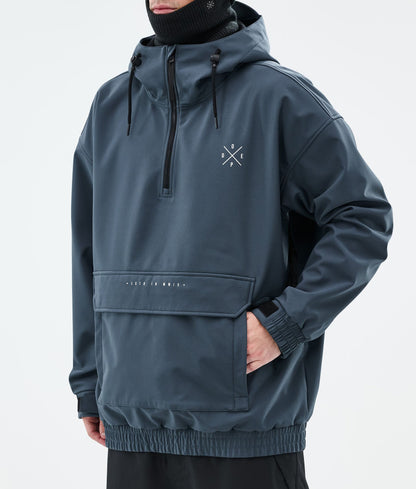 Snowboard Jacket Men Metal Blue