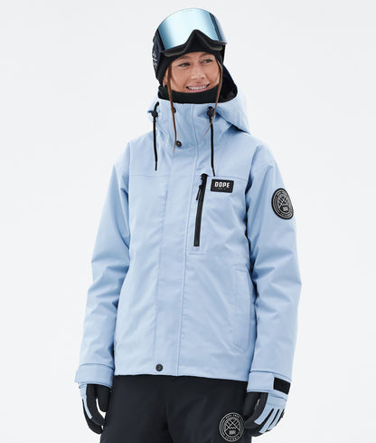 Snowboard Jacket Women Light Blue
