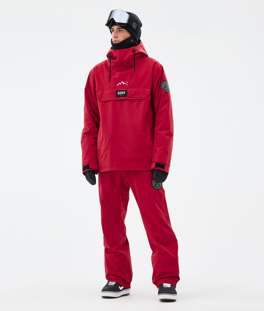 Snowboard Pants Men Deep Red
