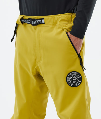 Snowboard Pants Men Yellow