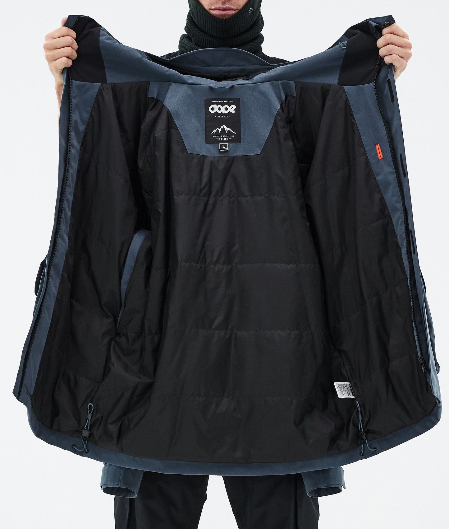 Snowboard Jacket Men Metal Blue