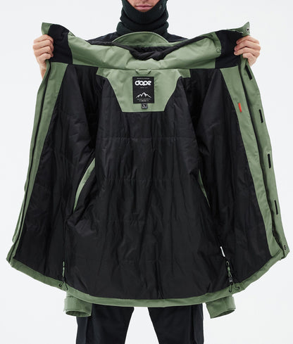 Snowboard Jacket Men Moss Green