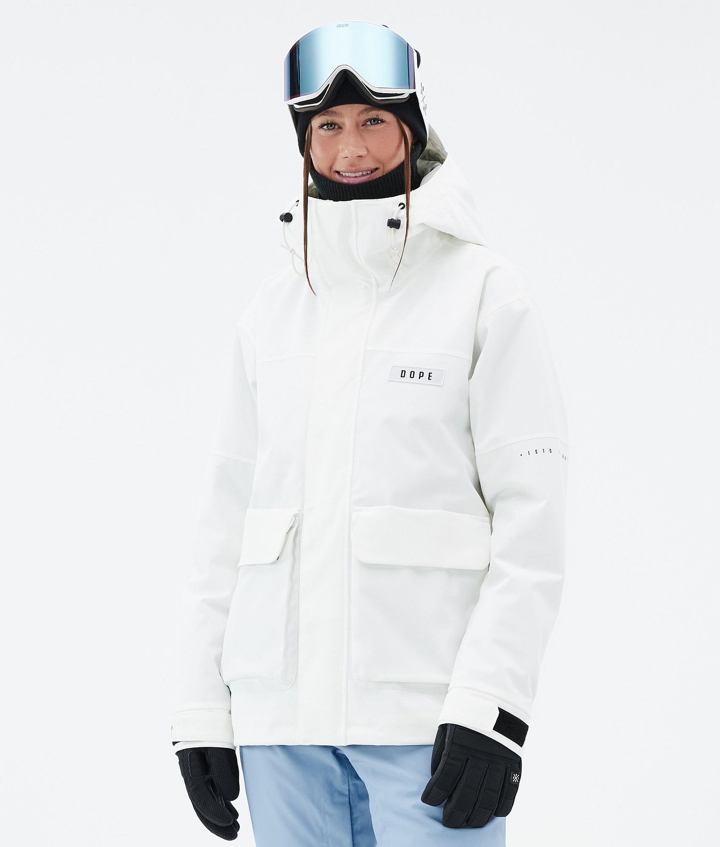Snowboard Jacket Women Whitish