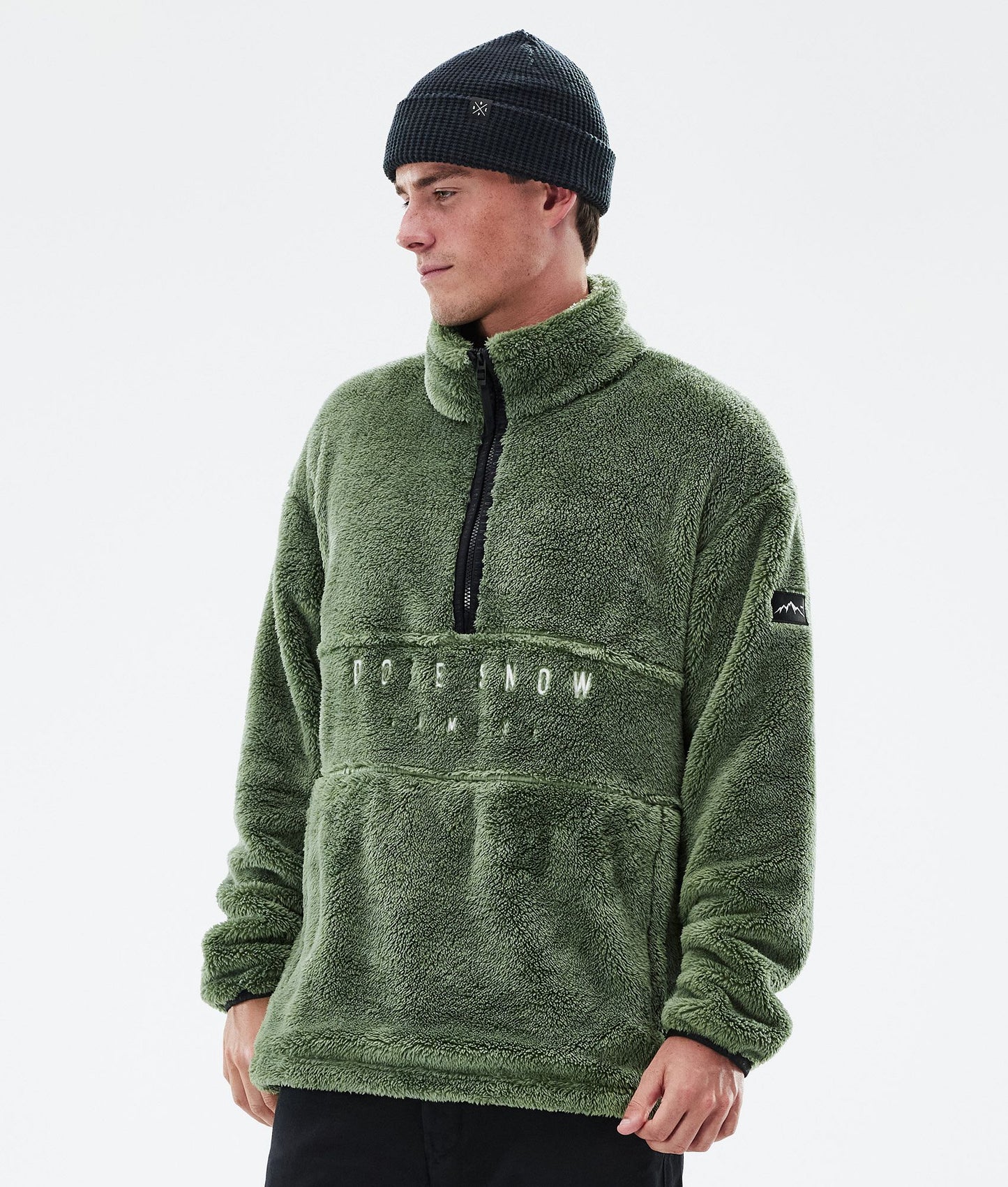 Fleece Sweater Men Moss Green