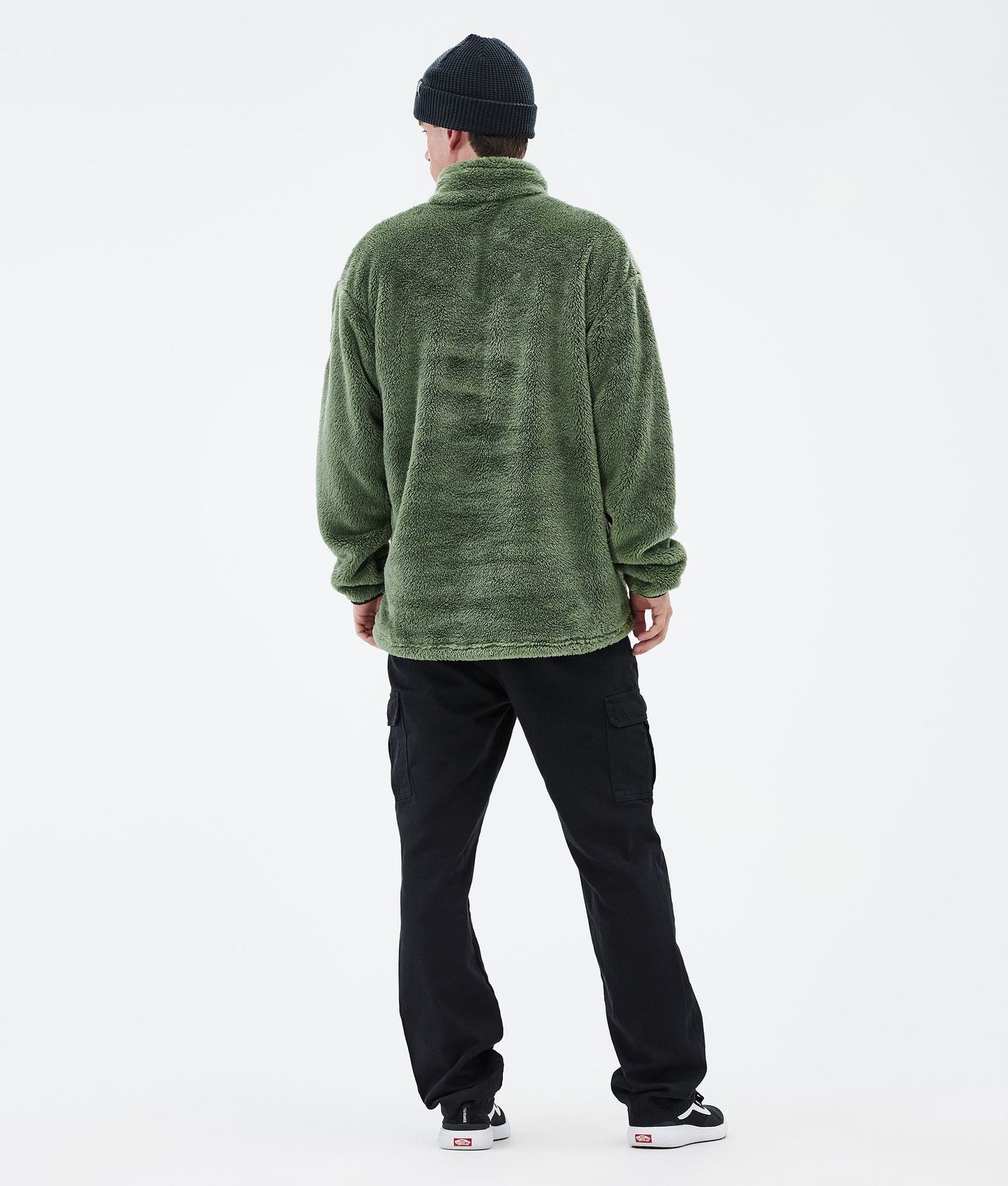 Fleece Sweater Men Moss Green