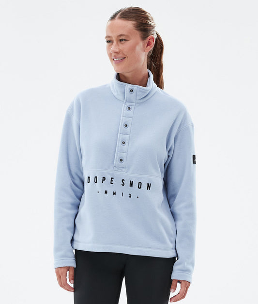 Fleece Sweater Women Light Blue