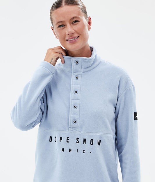Fleece Sweater Women Light Blue