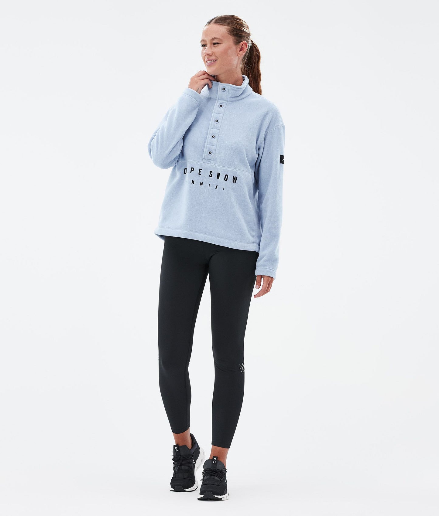 Fleece Sweater Women Light Blue