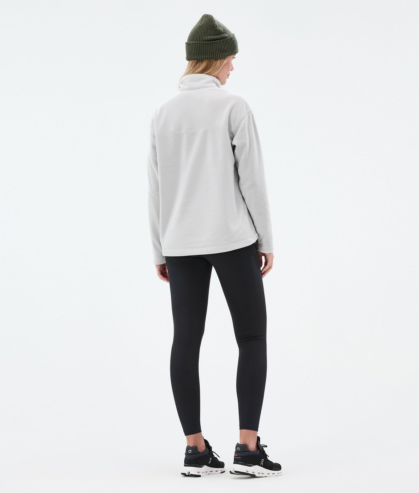 Fleece Sweater Women Light Grey