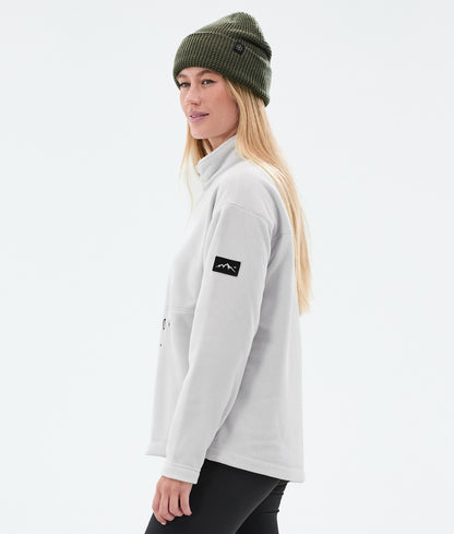 Fleece Sweater Women Light Grey