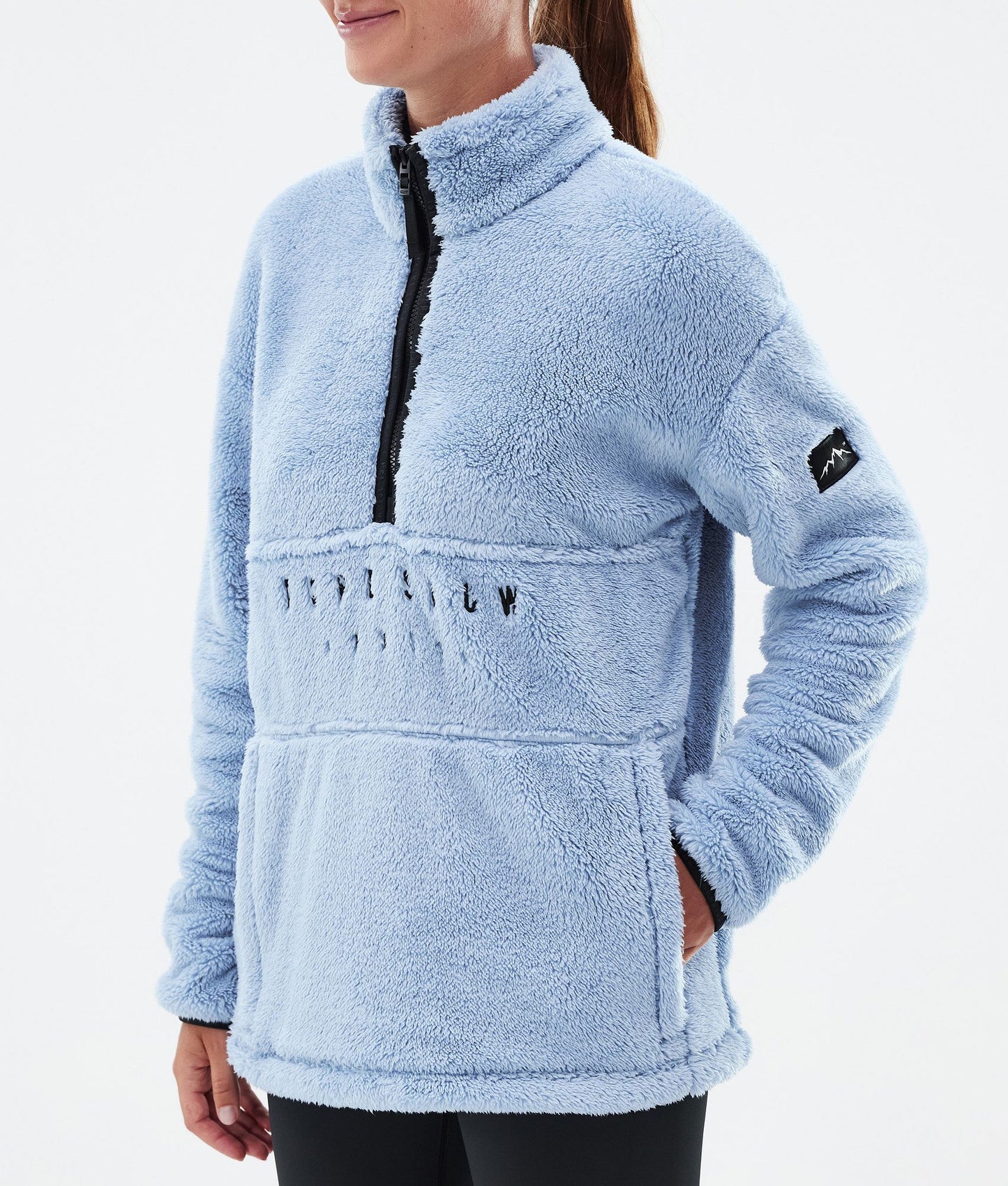 Fleece Sweater Women Light Blue
