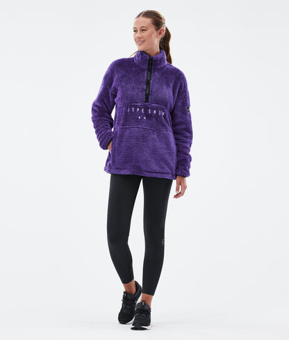 Fleece Sweater Women Vivid Purple