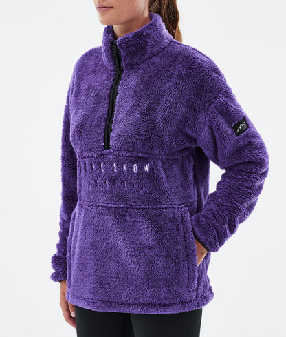 Fleece Sweater Women Vivid Purple