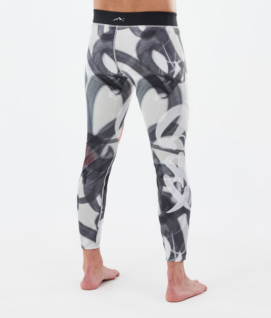 Base Layer Pant Men 2X-Up Spray Black Red