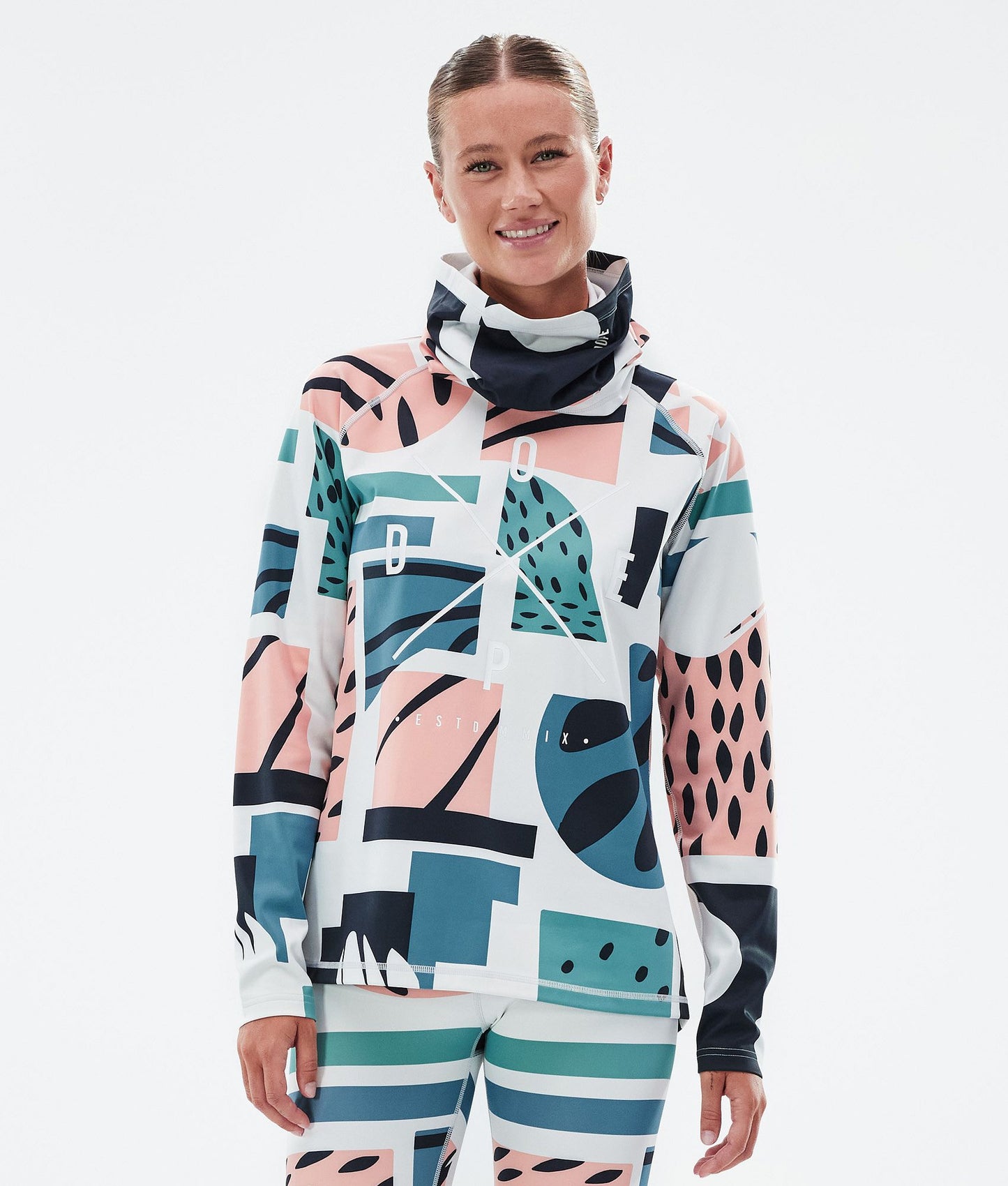 Base Layer Top Women 2X-Up Grey Camo