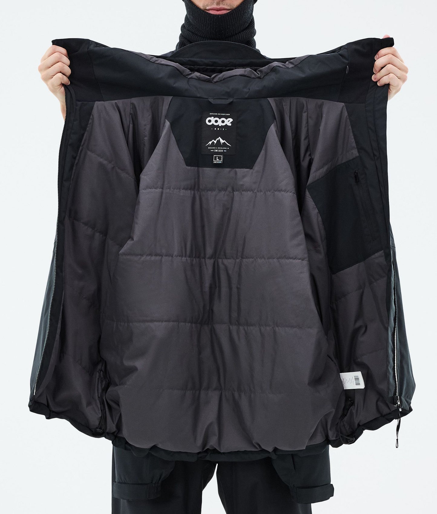 Snowboard Jacket Men Black