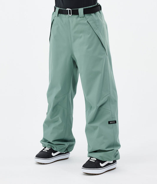 Snowboard Pants Women Faded Green