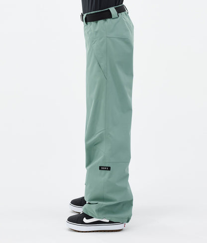 Snowboard Pants Women Faded Green
