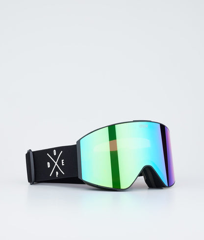 Ski Goggles White/Silver Mirror