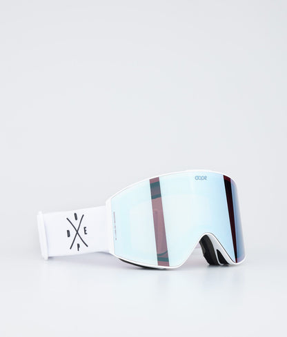 Ski Goggles White/Champagne Mirror