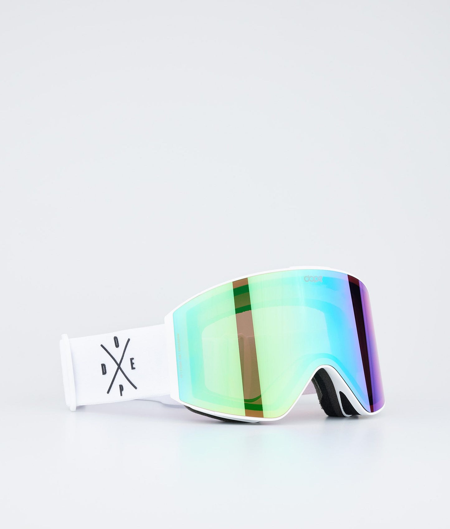 Ski Goggles Black/Blue Mirror