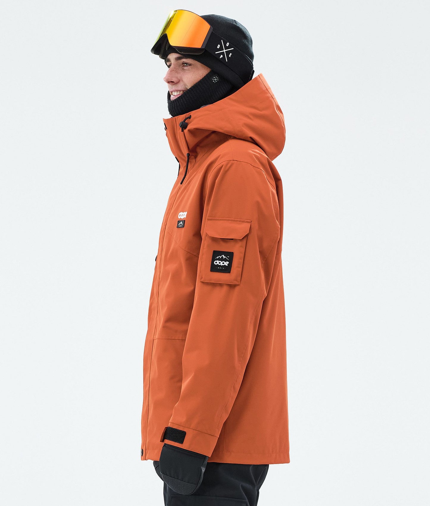 Snowboard Jacket Men Burned Orange