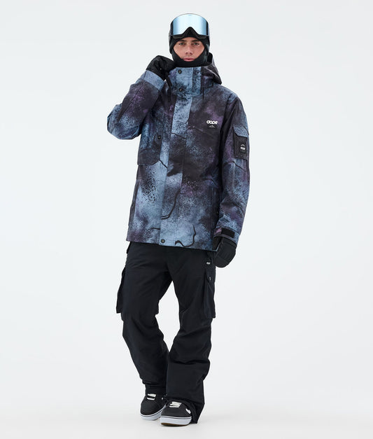Snowboard Jacket Men Jungle Purple