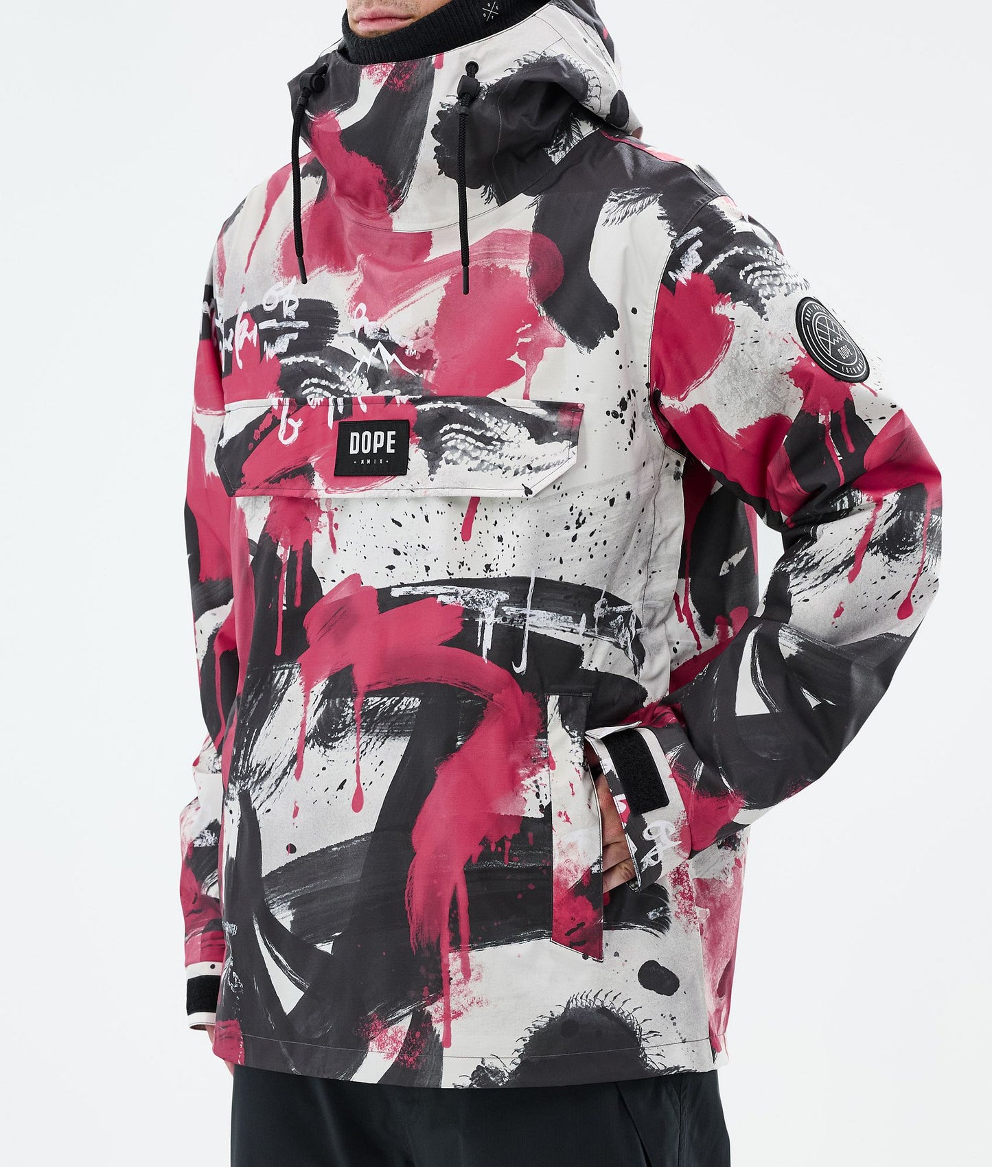 Snowboard Jacket Men Doodle