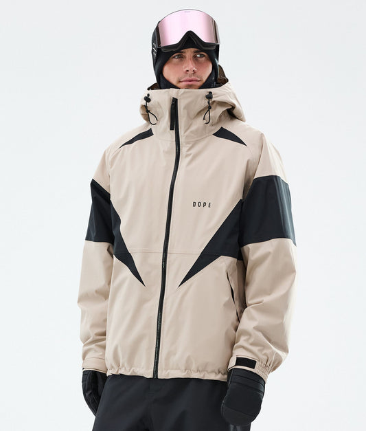 Snowboard Jacket Men Spike Sand/Black