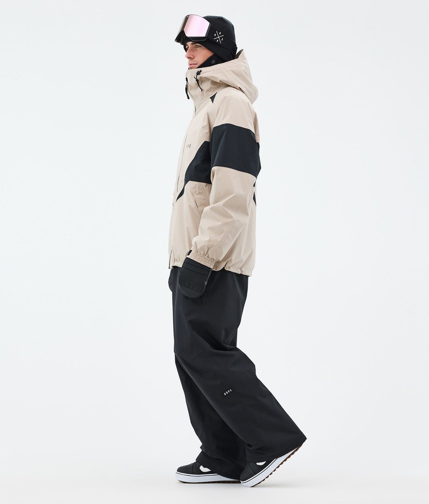 Snowboard Jacket Men Spike Sand/Black